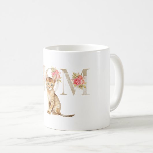 Cute Kitten Moederdag Mok (Voorkant rechts)