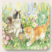 Cute Kitten Onderzetters (Voorkant)
