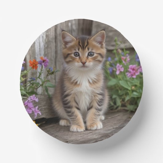 Cute Kitten Papieren Kommen (Voorkant)