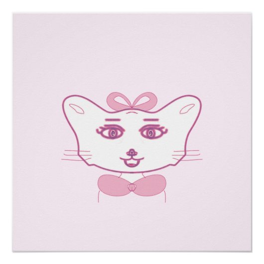 Cute kitten perfect poster (Voorkant)