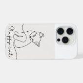 cute kitten phone cover iPhone hoesje (Achterkant horizontaal)