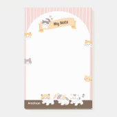 Cute Kitten Post-it® Notes (Voorkant)