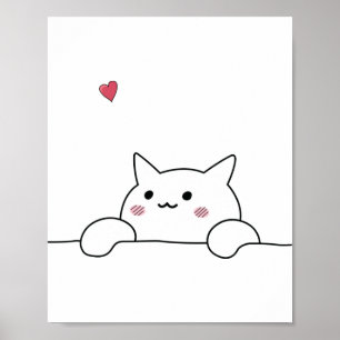Cute Kitten Poster