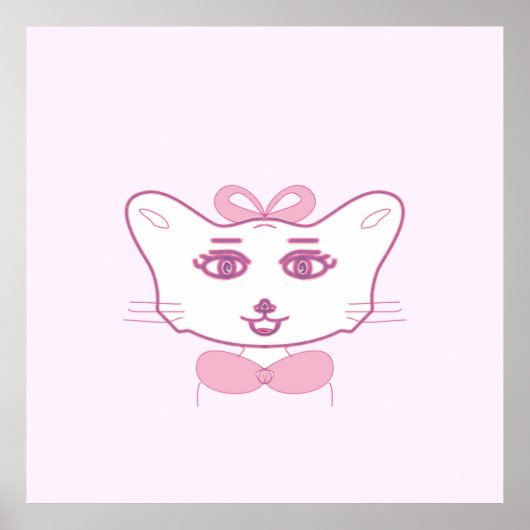 Cute kitten poster (Voorkant)