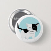 Cute Kitten Ronde Button 5,7 Cm (Voorkant /achterkant)