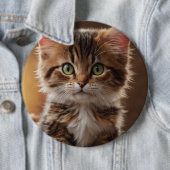 Cute Kitten Ronde Button 6,0 Cm (In situ)