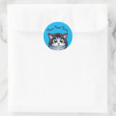 Cute Kitten Ronde Sticker (Tas)