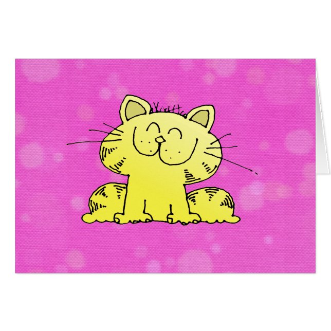 Cute Kitten Roze Room (Voorkant Horizontaal)