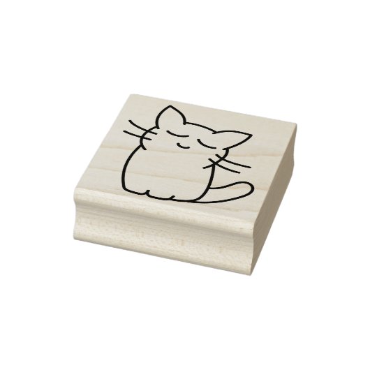 Cute Kitten Rubberstempel (Stempel)