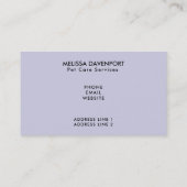 Cute Kitten rust op een kerstman met kerstmis Visitekaartje (Achterkant)