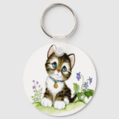 Cute Kitten Sleutelhanger (Voorkant)
