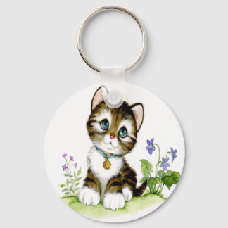 Cute Kitten Sleutelhanger