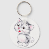 Cute kitten sleutelhanger (Voorkant)