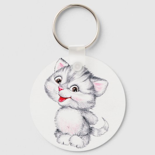 Cute kitten sleutelhanger (Voorkant)