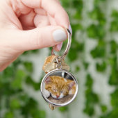 Cute Kitten Sleutelhanger (Hand)
