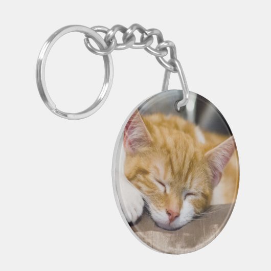 Cute Kitten Sleutelhanger (Voorkant Links)