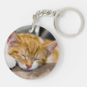 Cute Kitten Sleutelhanger (Achterkant)