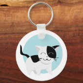 Cute Kitten Sleutelhanger (Voorkant)