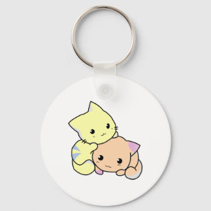 Cute Kitten Sleutelhanger