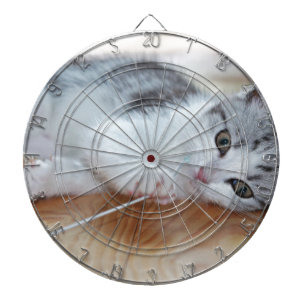 Cute Kitten spelen met string Dartbord