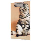 Cute Kitten Sprawout Klembord (Links)