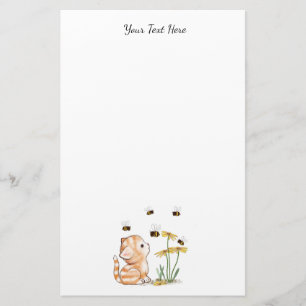 Cute Kitten Stationery Briefpapier