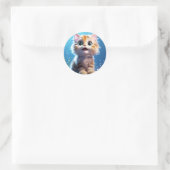 Cute Kitten Sticker (Tas)