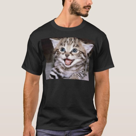 Cute Kitten T-shirt (Voorkant)