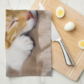 Cute Kitten Theedoek (Quarter Fold)
