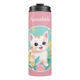 Cute Kitten Thermosbeker