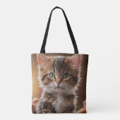 Cute Kitten Tote Bag (Achterkant)