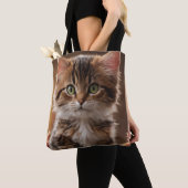 Cute Kitten Tote Bag (Dichtbij)