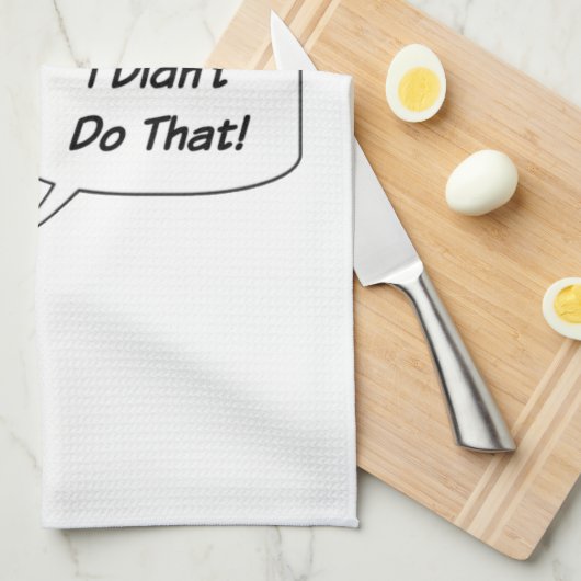 Cute Kitten Vaderdag Kitchen Towel Theedoek (Quarter Fold)