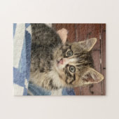 Cute Kitten | Verlaat deze afbeelding of voeg je e Legpuzzel (Horizontaal)