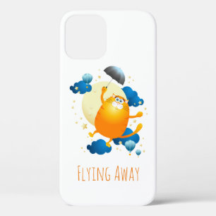 Cute Kitten vliegt met Umbrella Case-Mate iPhone Case