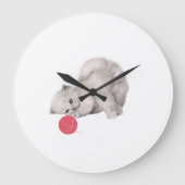 Cute Kitten Wall klok (Voorkant)