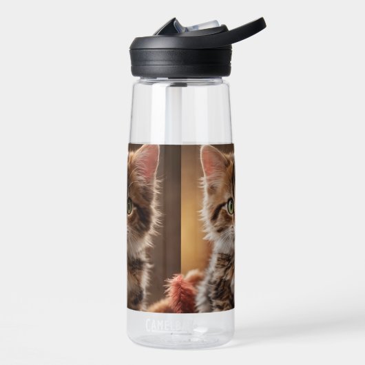 Cute Kitten Waterfles (Links)