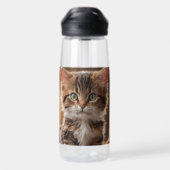 Cute Kitten Waterfles (Achterkant)