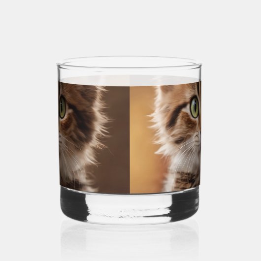 Cute Kitten Whisky Glas (Rechts)