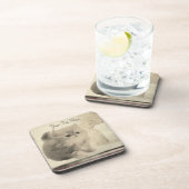 Cute Kitten  Zoek Dier Onderzetter Set (Rechterzijde)