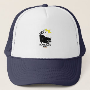 Cute kitten zwarte kattenregel trucker pet