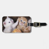 Cute kittens bagagelabel (Voorkant horizontaal)