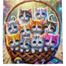 Cute Kittens Douchegordijn