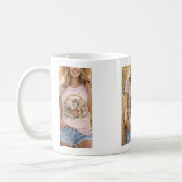 Cute Kittens Floral Graphic Girls  Mug Koffiemok