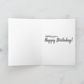 Cute Kittens Foto Birthday Card Kaart (Binnen)