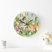 Cute Kittens  Grote Klok (Huis)