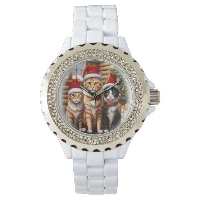 Cute Kittens Horloge (Voorkant)