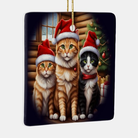 Cute Kittens Keramisch Ornament (Rechts)