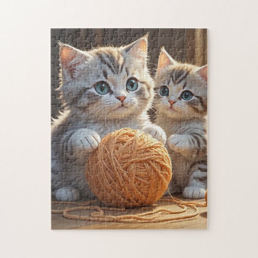 Cute Kittens Legpuzzel (Verticaal)