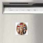 Cute Kittens Magneet (Insitu (Vaatwasser))